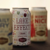 Lake Effect Crave Cranberry Ginger can from Farmhaus Cider Co